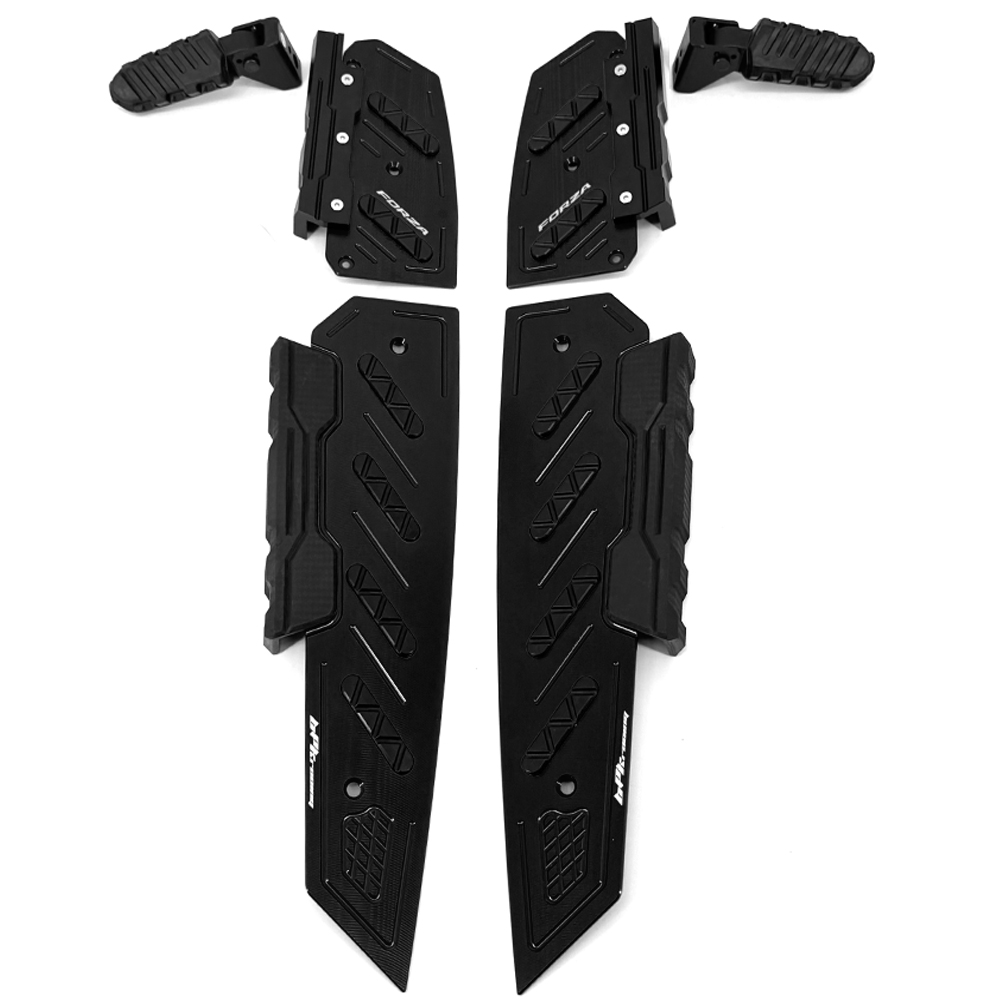 BPK 18-24 25 26년 포르자300 포르자350 가드발판 접이식 프론트 보조 텐덤 스텝 미끄럼방지 튜닝, 1박스, 블랙 97,000원