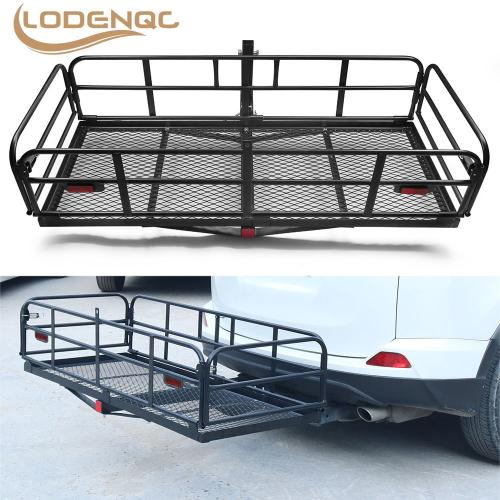 루프바스켓 캐리어 헤비 듀티 히치 마운트 화물 캐리어, 접이식 랙, 후면 수하물 바구니, 자동차 SUV 여행용 2 인치 수신기에 적합, 400 Lbs 249,000원