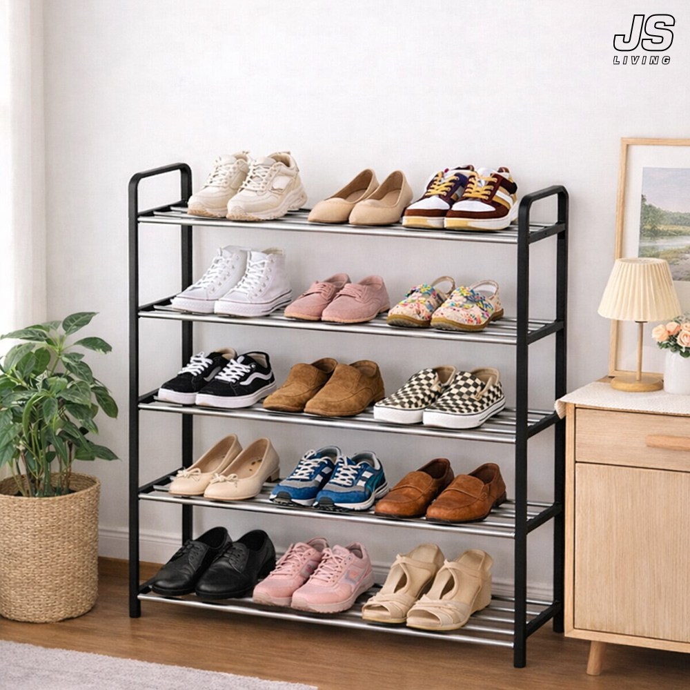 JS리빙 5단 신발장 정리대 5단 슬림 틈새 신발 수납 선반 슈즈렉 정리함 튼튼한 아파트 현관 좁은 공간 정리 수납장 간이 대형 서랍장 IEWN-24023041&SD 14,700원