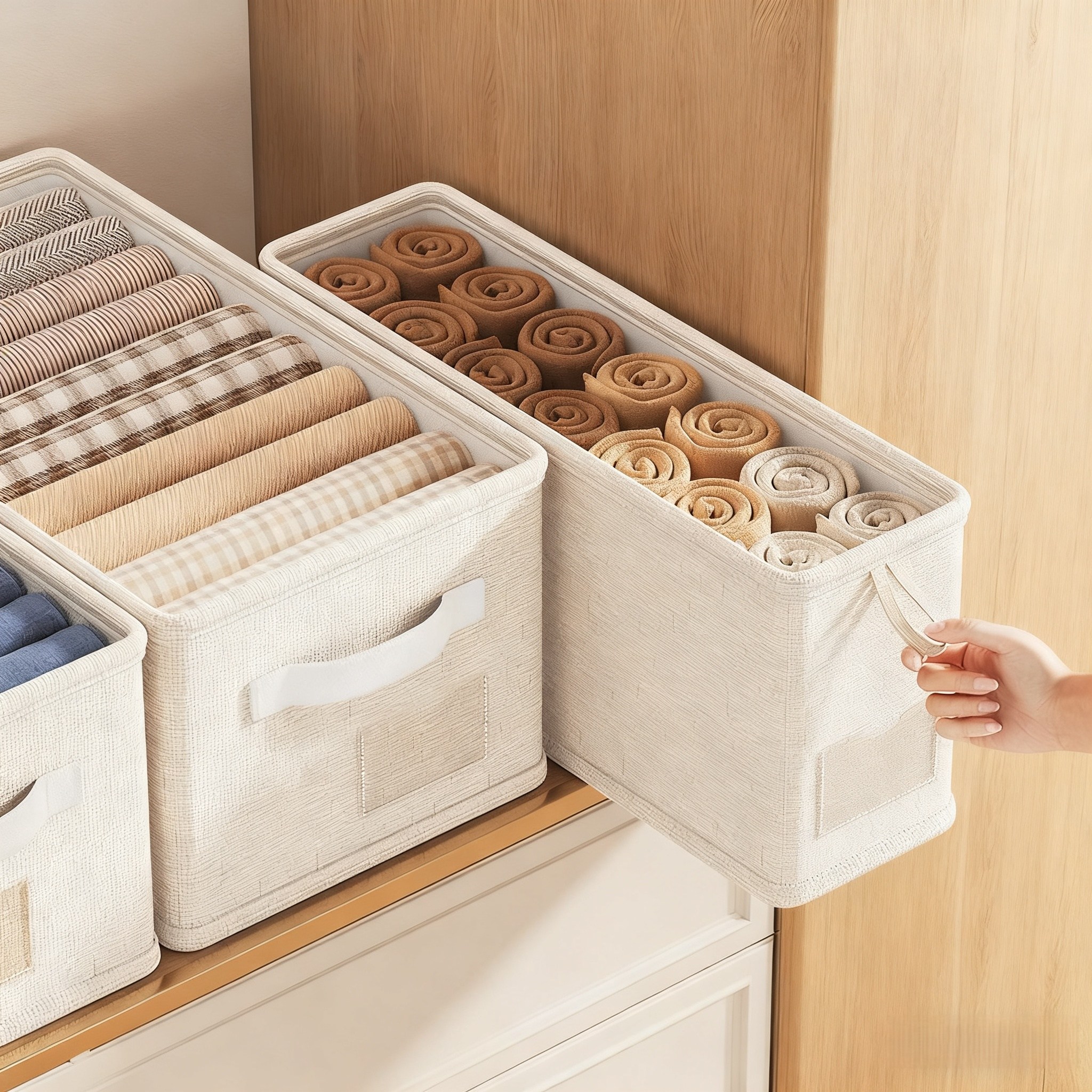 APOIO 가정용 옷장 정리함 서립식 다기능 옷정리 리빙박스 2종 세트 14,470원