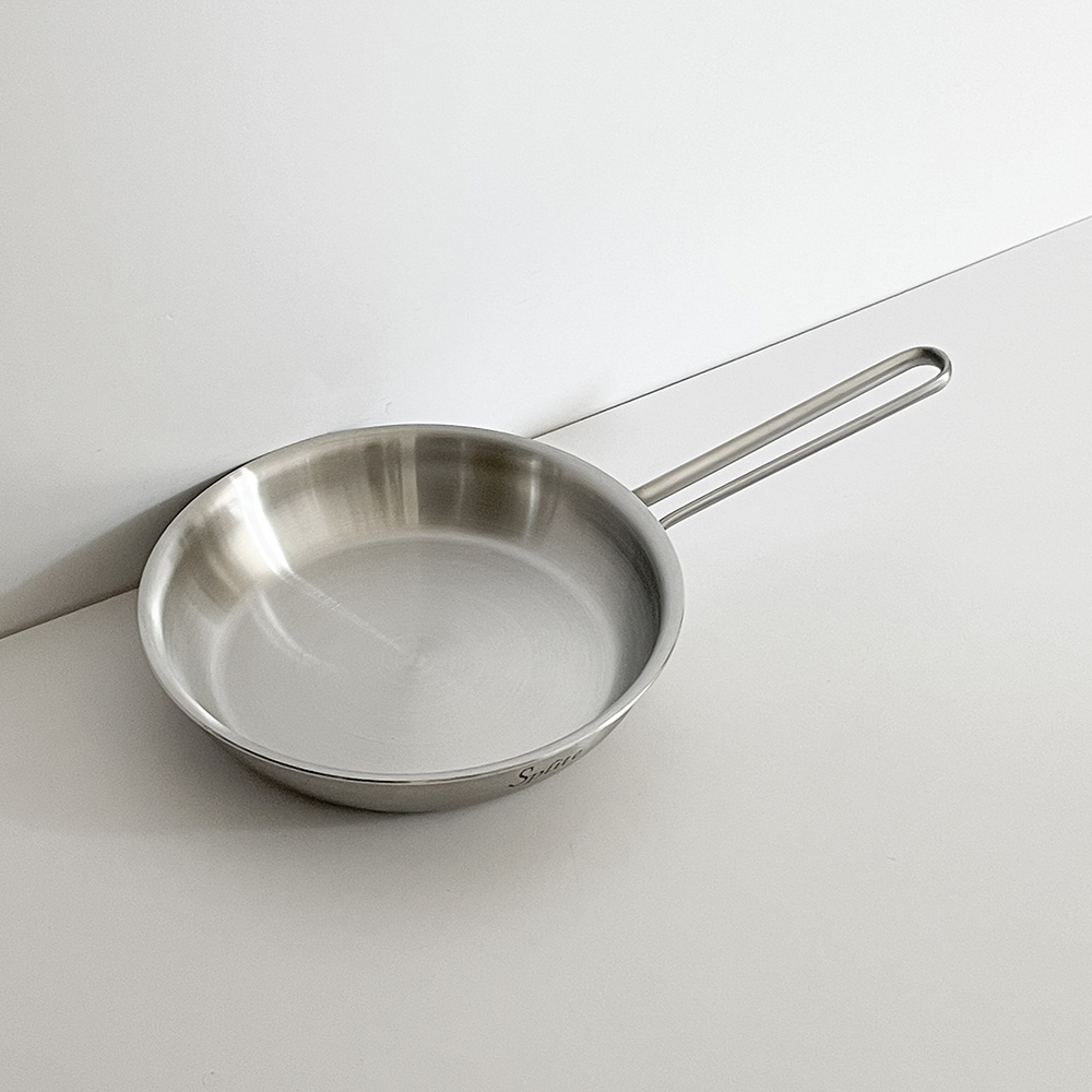 [레스토] 스플릿 후라이팬 304스텐 통5중 IH 한일스텐팬 34,000원