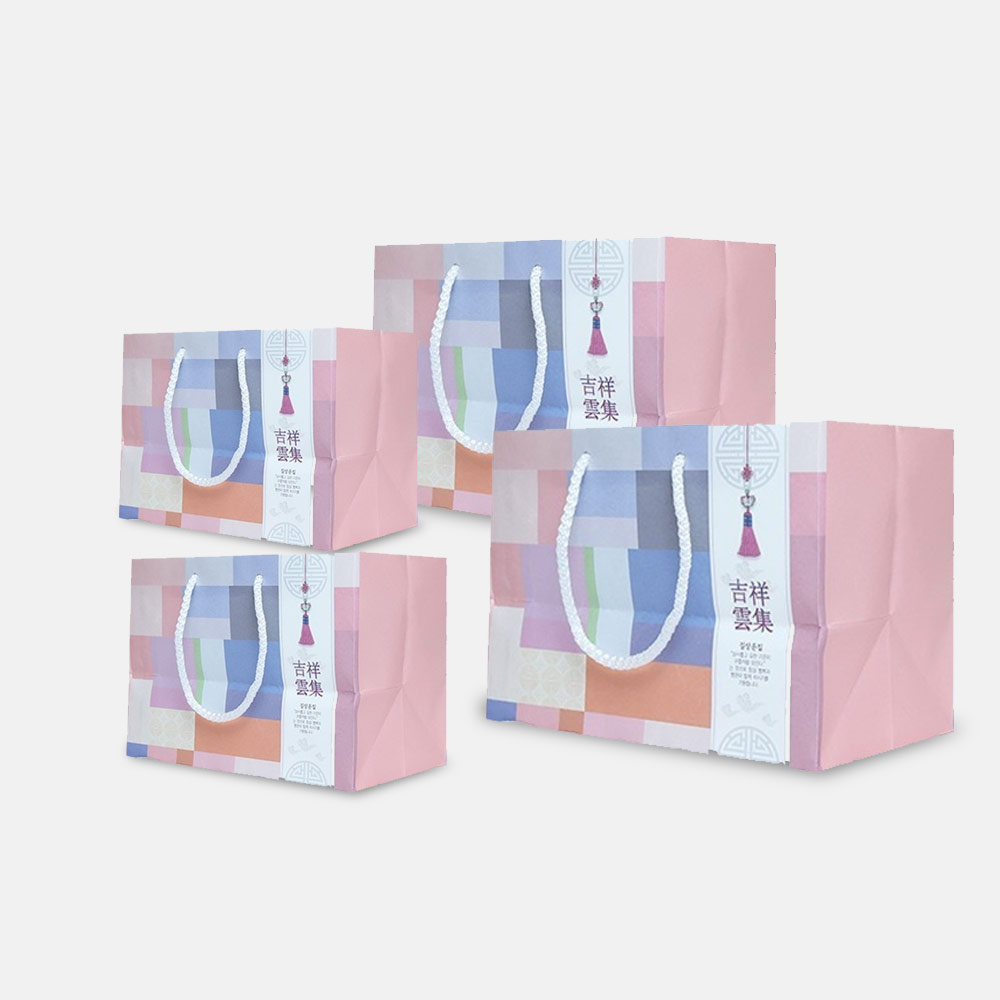 추석 한가위 선물포장 쇼핑백 10장 화과자가방 다용도 상자  포장 유리병 포장상자 8,330원