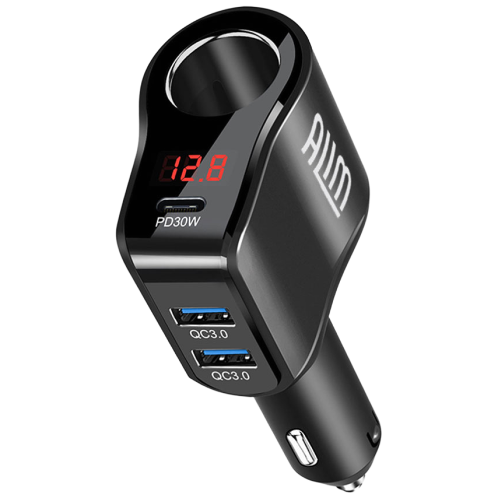 올인원 차량용 1구 멀티 시거잭 초고속 충전기 소켓 볼트게이지 PD USB 3포트 고속충전 16,800원