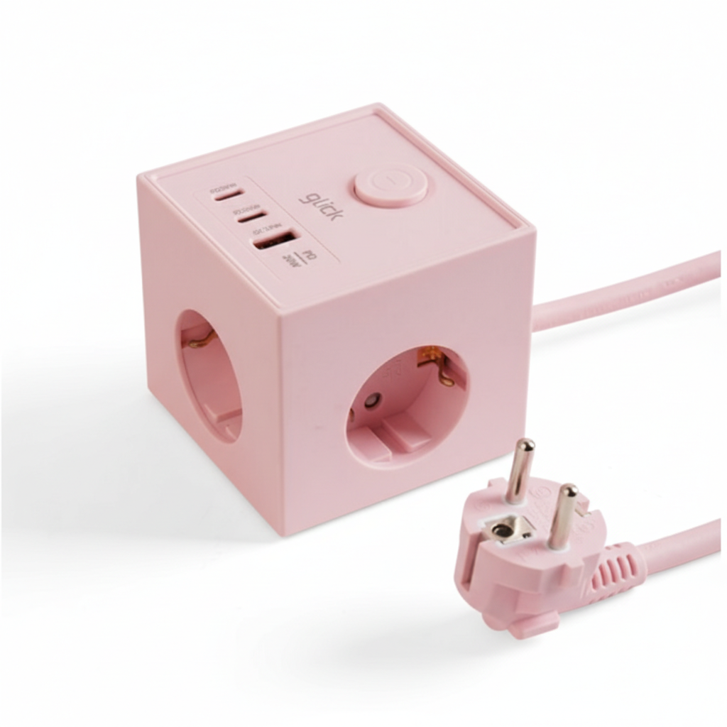 지클릭커 파워마스터 큐브 3구 고용량 4000W USB 멀티탭 LP762CPD 화이트 46,000원