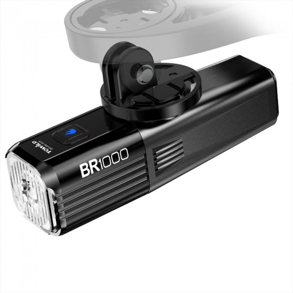 투와일드 BR1000 자전거전조등 / 배터리 2개 포함 1000루멘 라이트, 블랙, 1개 78,000원