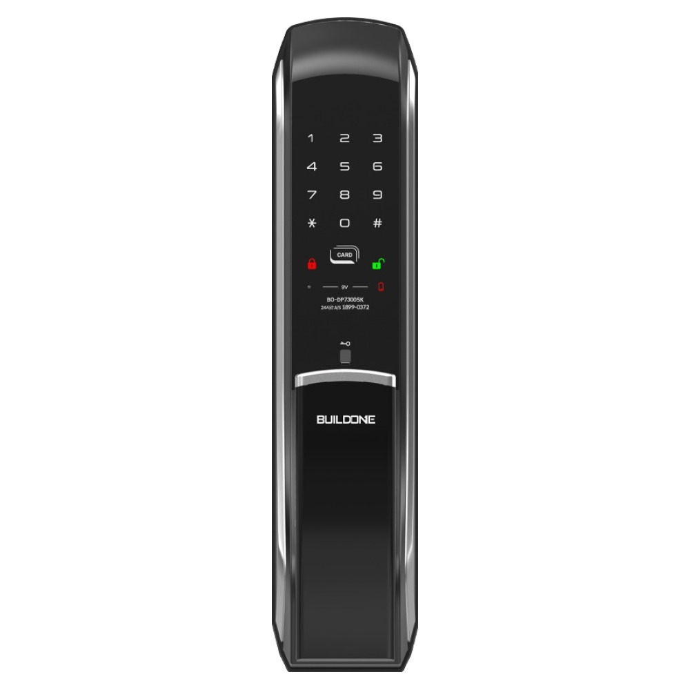 빌드원 푸시풀 카드키 비상키 도어락 실버, BO-DP7300SK, 방문설치 183,000원