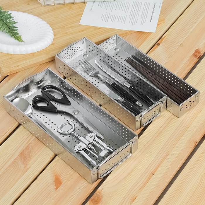 리빙공감 올스텐304 물빠짐 주방 싱크대 수저통 10,900원