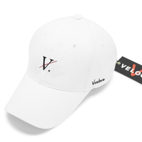 뷔벨로체 Small logo DG 하드핏 볼캡 화이트 49,000원