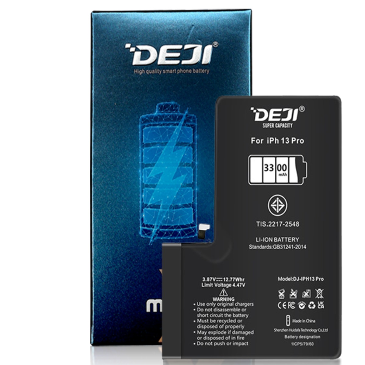 DEJI 아이폰13프로 배터리 (iPhone13 Pro Battery) 대용량 (수리키트 미포함) 뎃지 아이폰배터리 - DEJI한국총판 39,000원