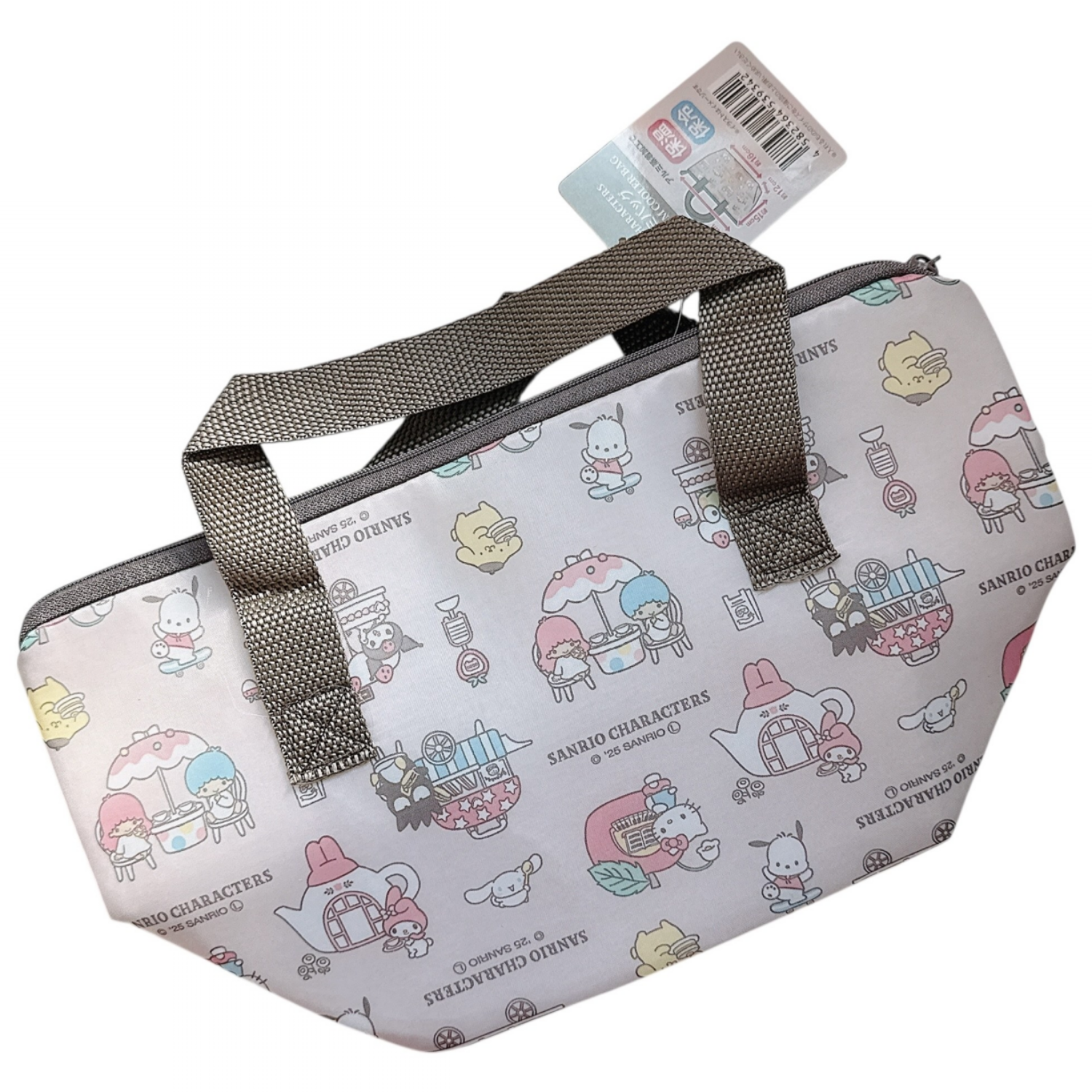 (당일발송)로지도이 일본정품 캐릭터 보온보냉 도시락 가방, 산리오친구들, 1개 7,900원