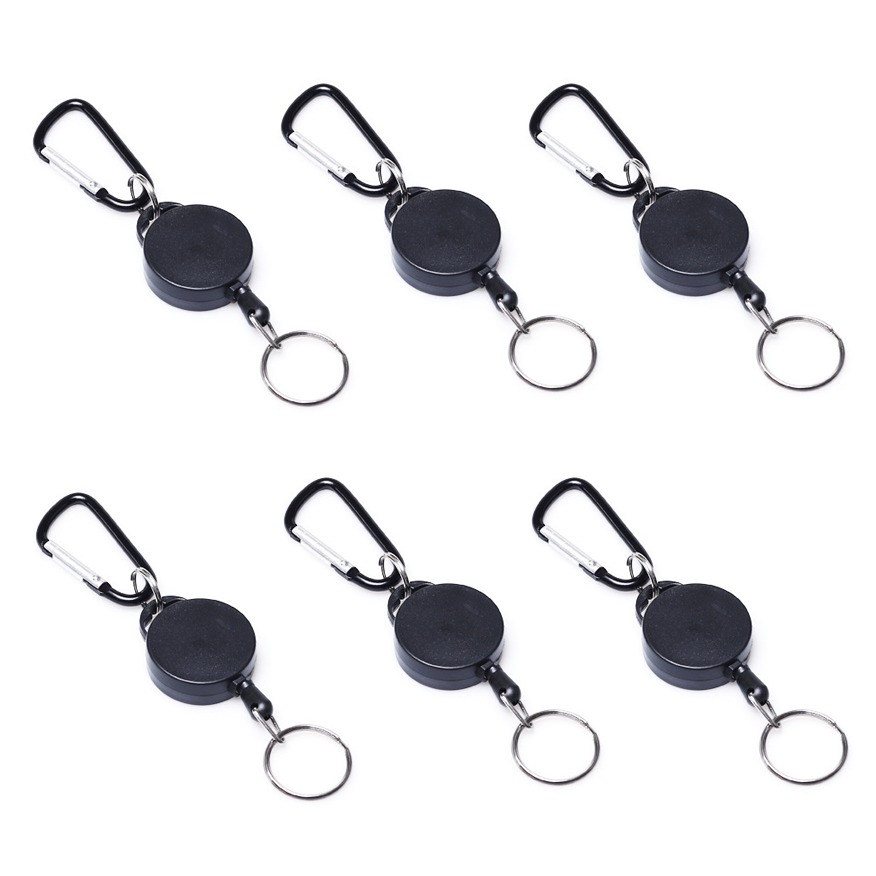 코히모 와이어 분실방지 키홀더 4W488, 블랙, 6개 8,900원