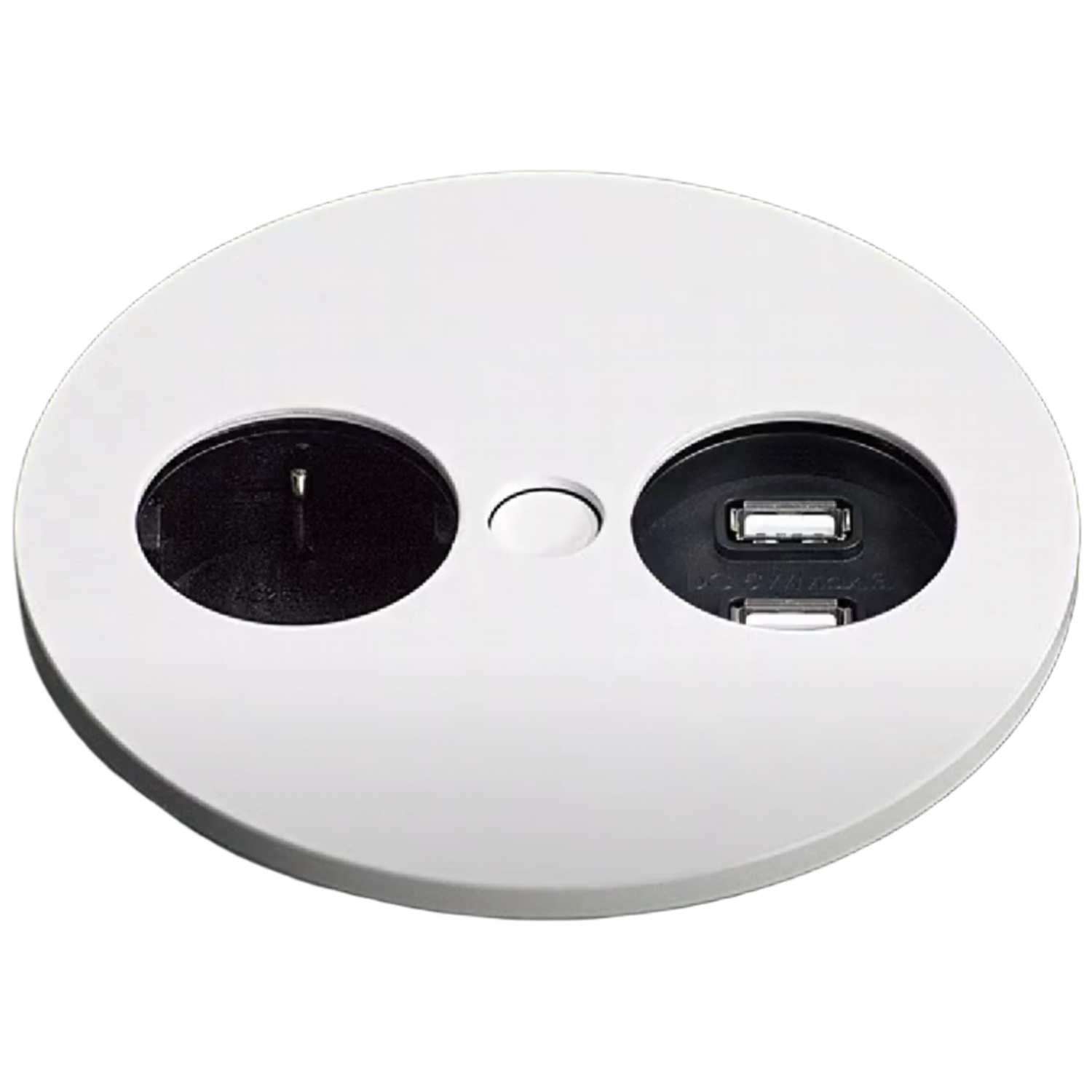 BIS 빌트인 매립 콘센트 BID-201SP 가구 식탁 아일랜드 주방 카운터 회의실 상판 미팅 테이블 원형 스핀 1구 USB 2구, 1개 92,480원