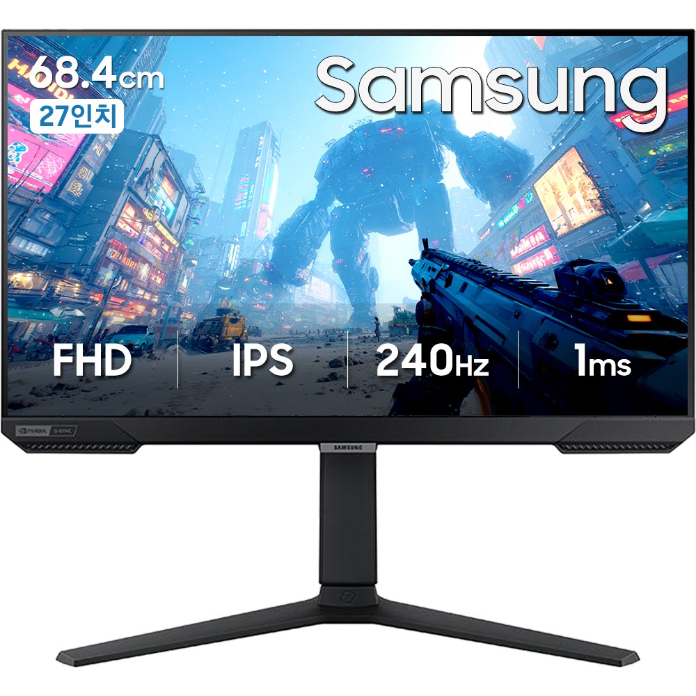 삼성전자 IPS 240Hz FHD 게이밍 모니터 오디세이 G4 BG400 280,000원