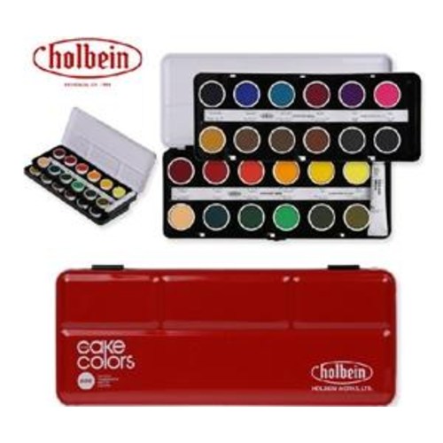 홀베인 수채화물감 고체물감 투명고체케잌 12색 24색 / 옵션선택 40,000원