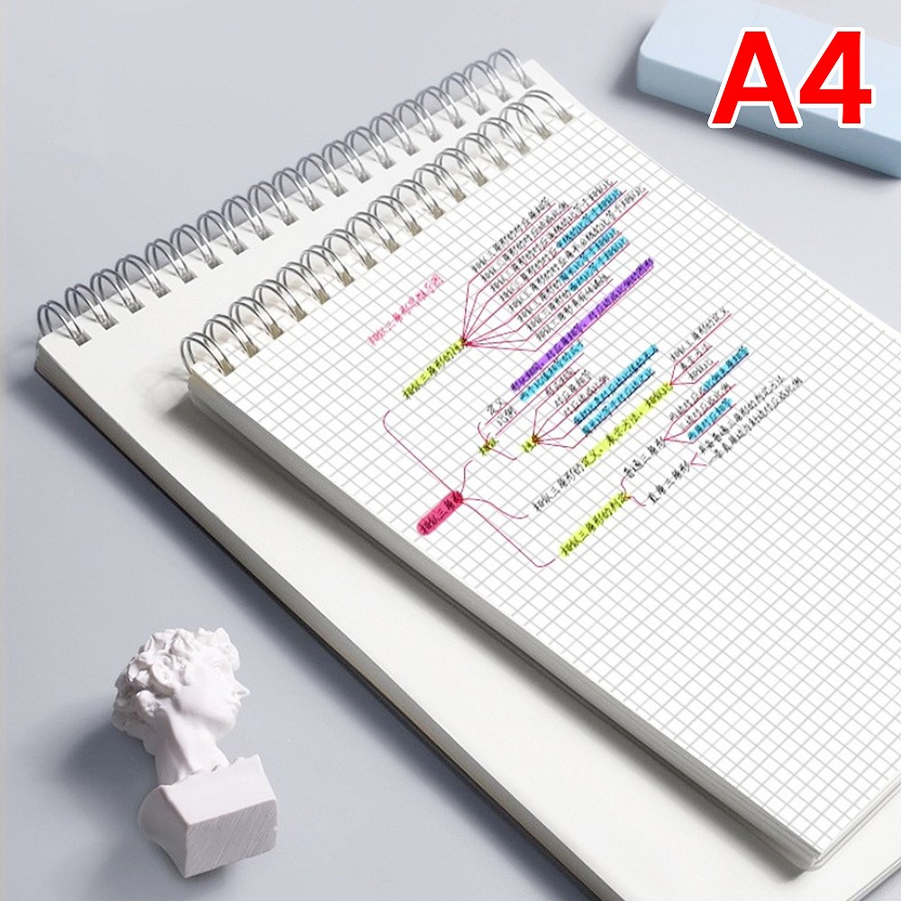 상철 A4 그리드 모눈 스프링 노트 연습장 수학 필기노트, 1개, A4 모눈노트 8,360원