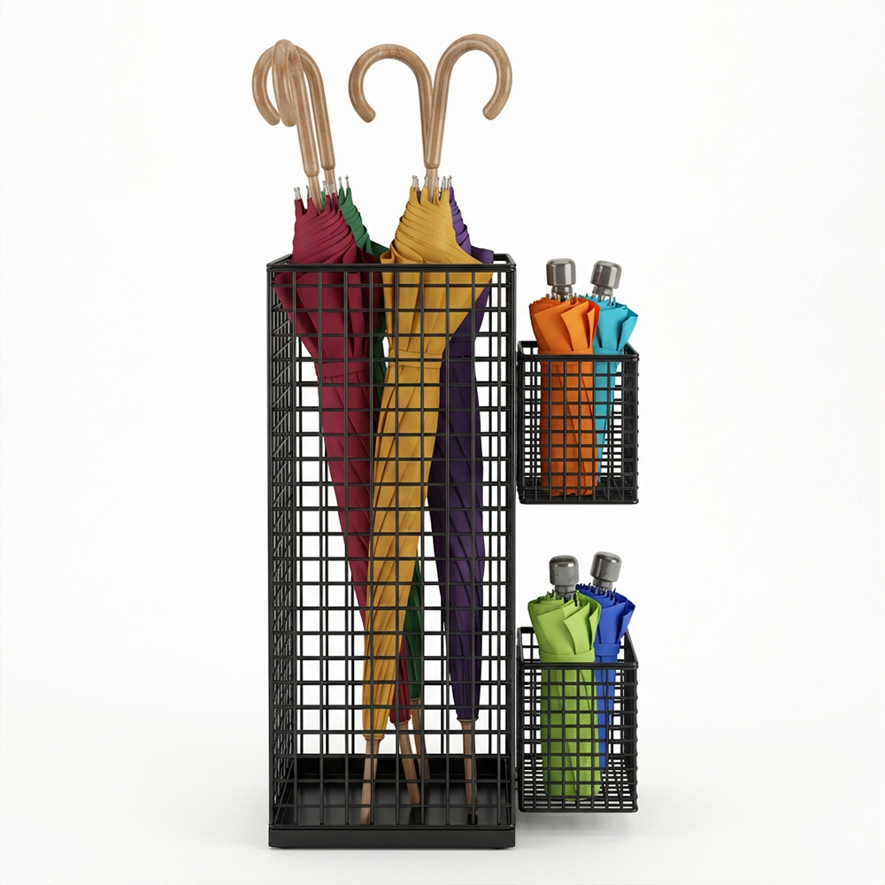 앞날창창 인테리어 현관정리 우산꽂이, 블랙 2홀더, 1개 40,320원