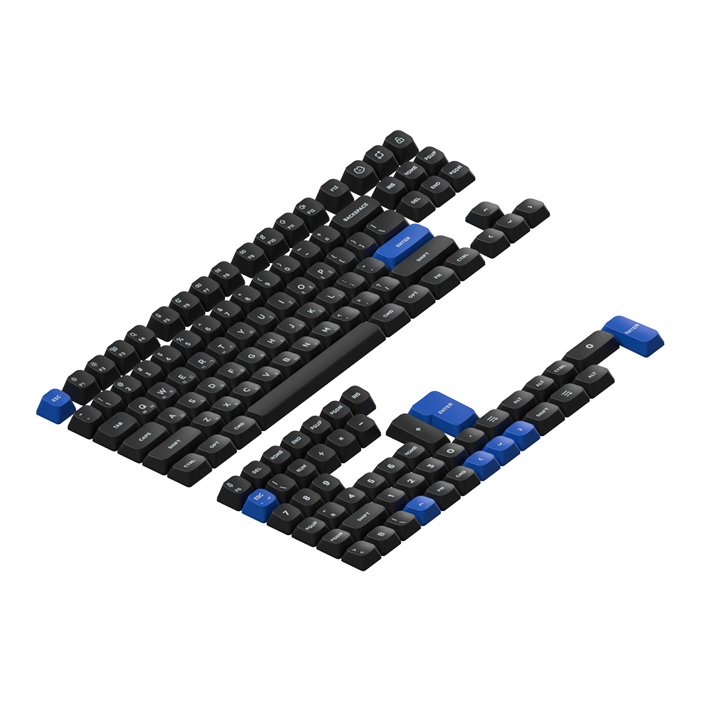 NUPHY 기계식 키보드 mSA 프로파일 키캡 PBT 137키, GEM137KC(한영), 미스틱 인디고 54,900원