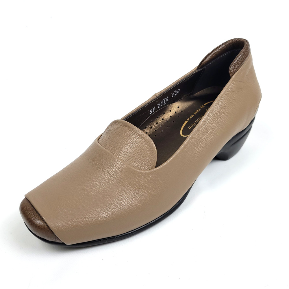 의정부수제화 소가죽 발편한 통굽 여성 로퍼 여자 편한 가죽단화 여성화 4cm 69,800원