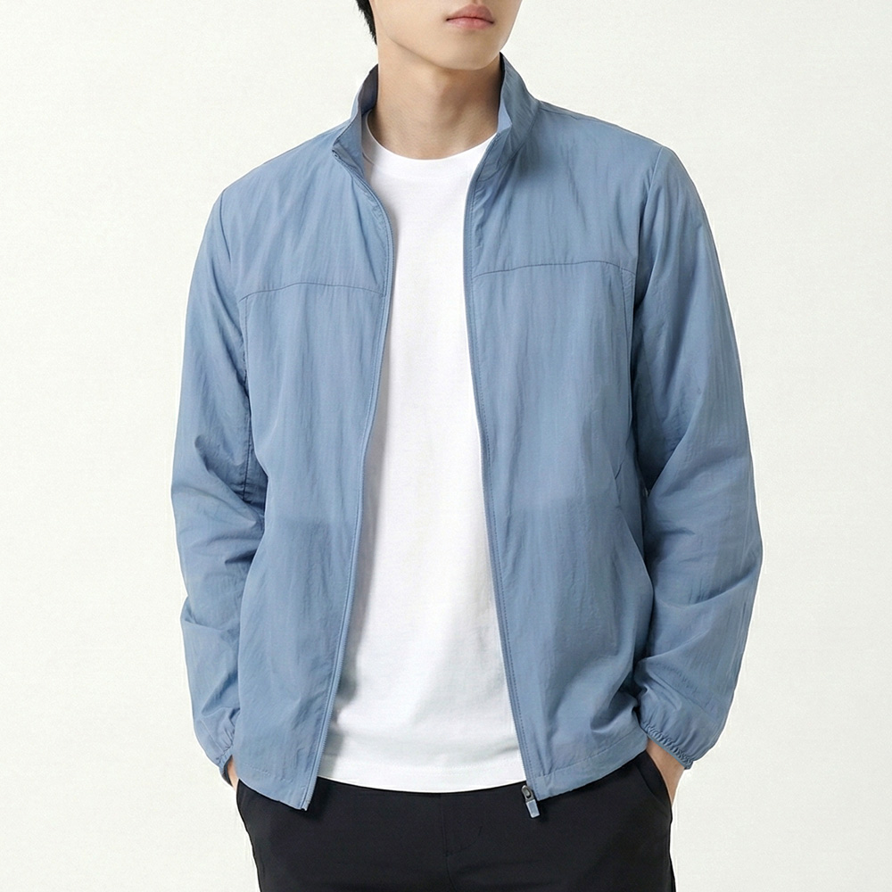 <김영주스포츠> 남성 집업 바람막이 점퍼_초경량 나일론 프리플로우 39,870원