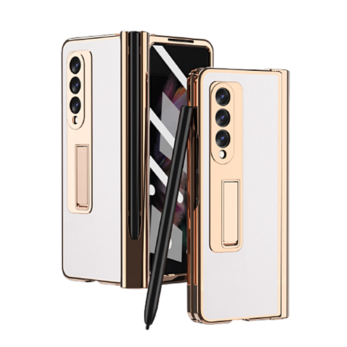 폰케이노 갤럭시 Z폴드3 Z폴드4 케이스 고급가죽 리치 스탠딩 풀커버 펜포함 38,190원