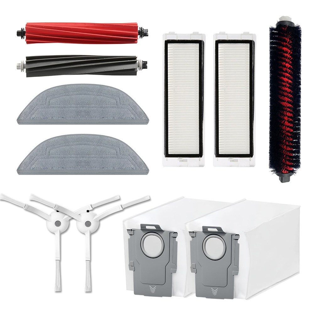 [당일출고]Youchen 로보락 S8 MaxV Ultra/S8 Max Ultra로봇청소기 소모품 듀얼 진동항균물걸레 더스트백 브러쉬 먼지봉투사이드브러쉬 호환 10개세트 10,900원