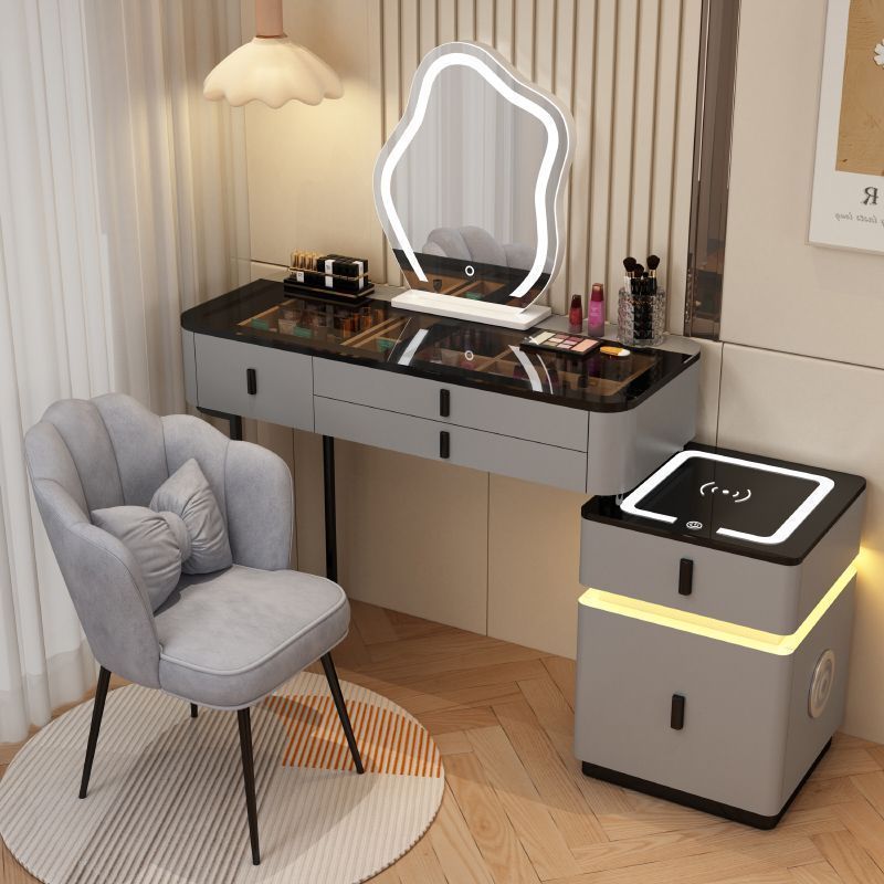 LED 조명 ㄱ자 서랍 장형 소형 아파트 화장대세트 320,000원