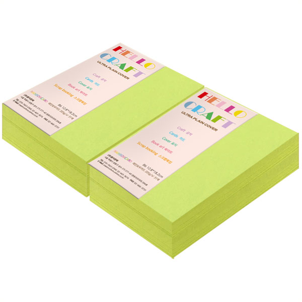 종이문화 두꺼운양면카드지 레인보우카드 No.09 브라이트그린 22,870원