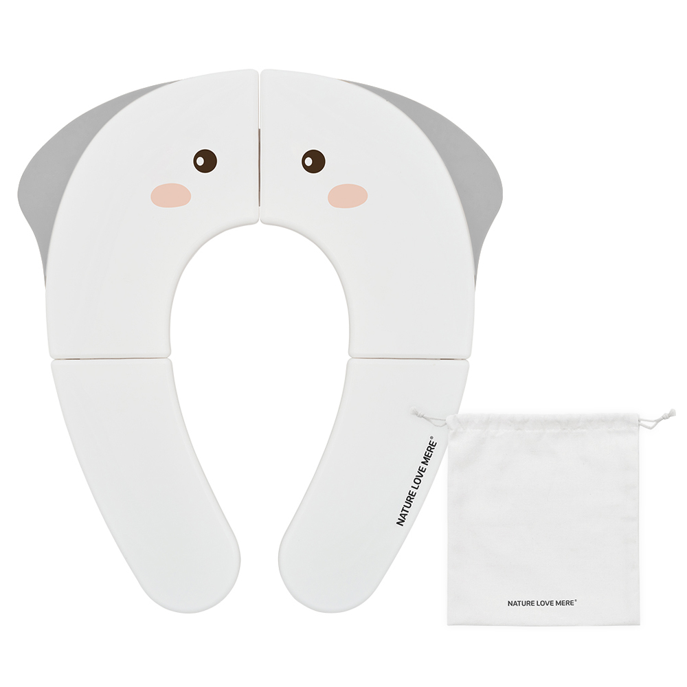 네이쳐러브메레 유아용 휴대용 접이식 변기커버, 웜그레이 13,900원