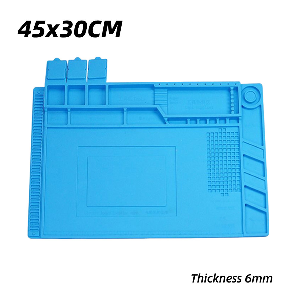 우드 버닝 실리콘 절연 패드 내열성 수리 작업 매트, 70x40cm 납땜 전자 전화 노트북 시계 수리용 18,600원