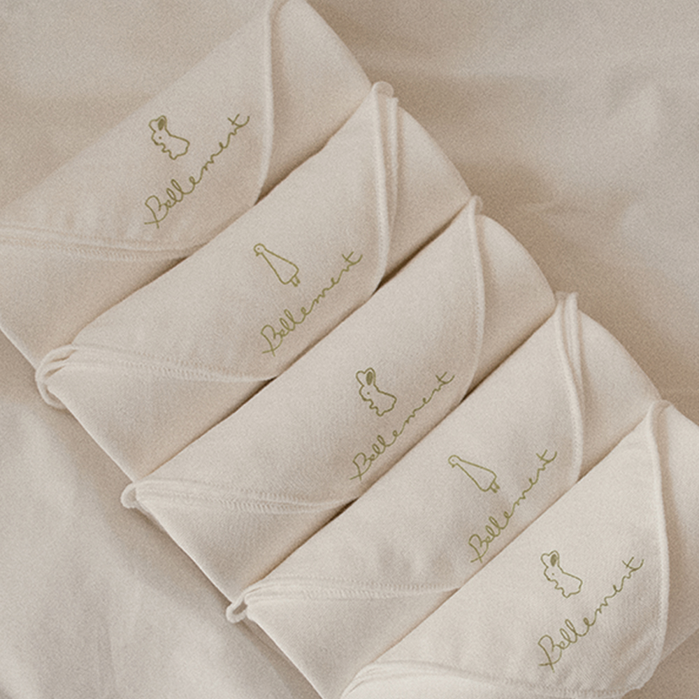 벨몽 유아용 프리미엄 뱀부코튼 거즈 손수건 드리밍 래빗 3p + 리틀 포레스트 2p 세트 19,500원