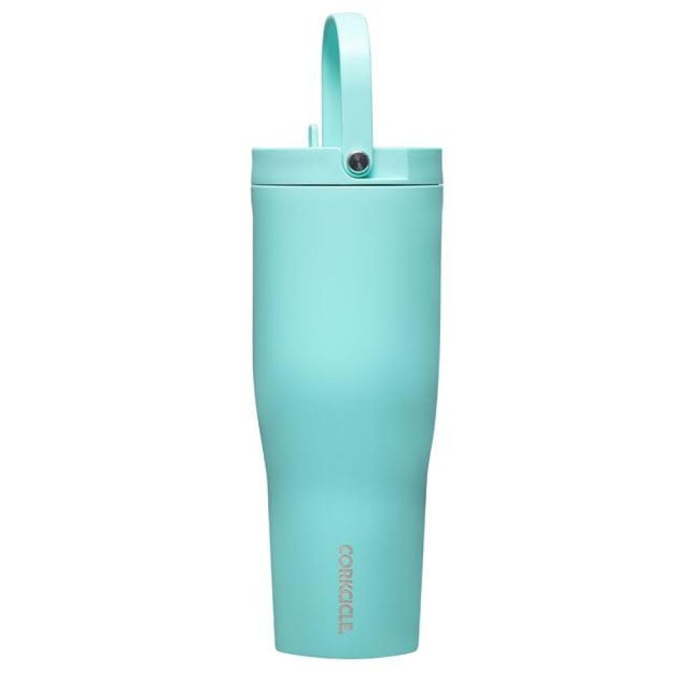 Corkcicle Go Cup XL - 누출 방지 여행용 텀블러 - 삼중 단열 스테인리스 스틸 물병 - 휴대가 쉬운 손잡이 - 여름 음료 용기 선물 - 음료를 얼음처럼 차갑게 84,500원