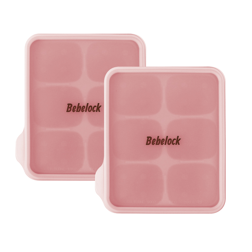 베베락 엘파 실리콘 큐브 2P(냉동보관용기_뚜껑포함 13.5cm X 15cm), 엘파 실리콘큐브(피치핑크2P), 1개 14,890원