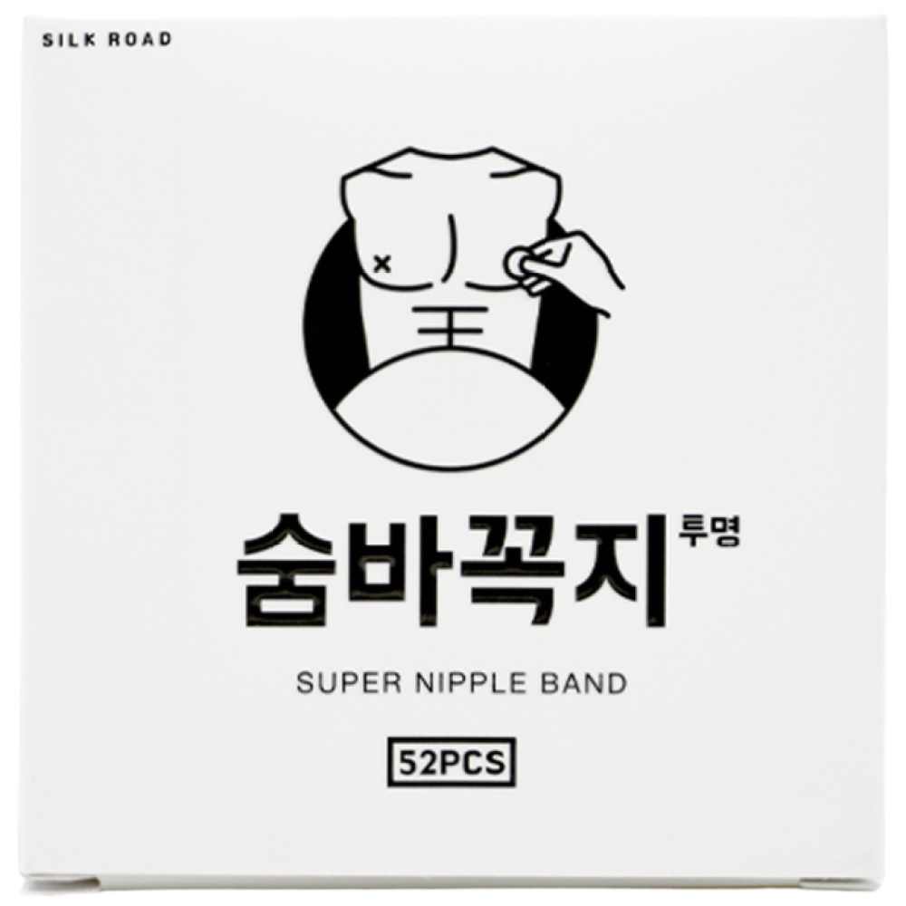 숨바꼭지 남성용 니플밴드 투명색 52매, 1개 6,900원