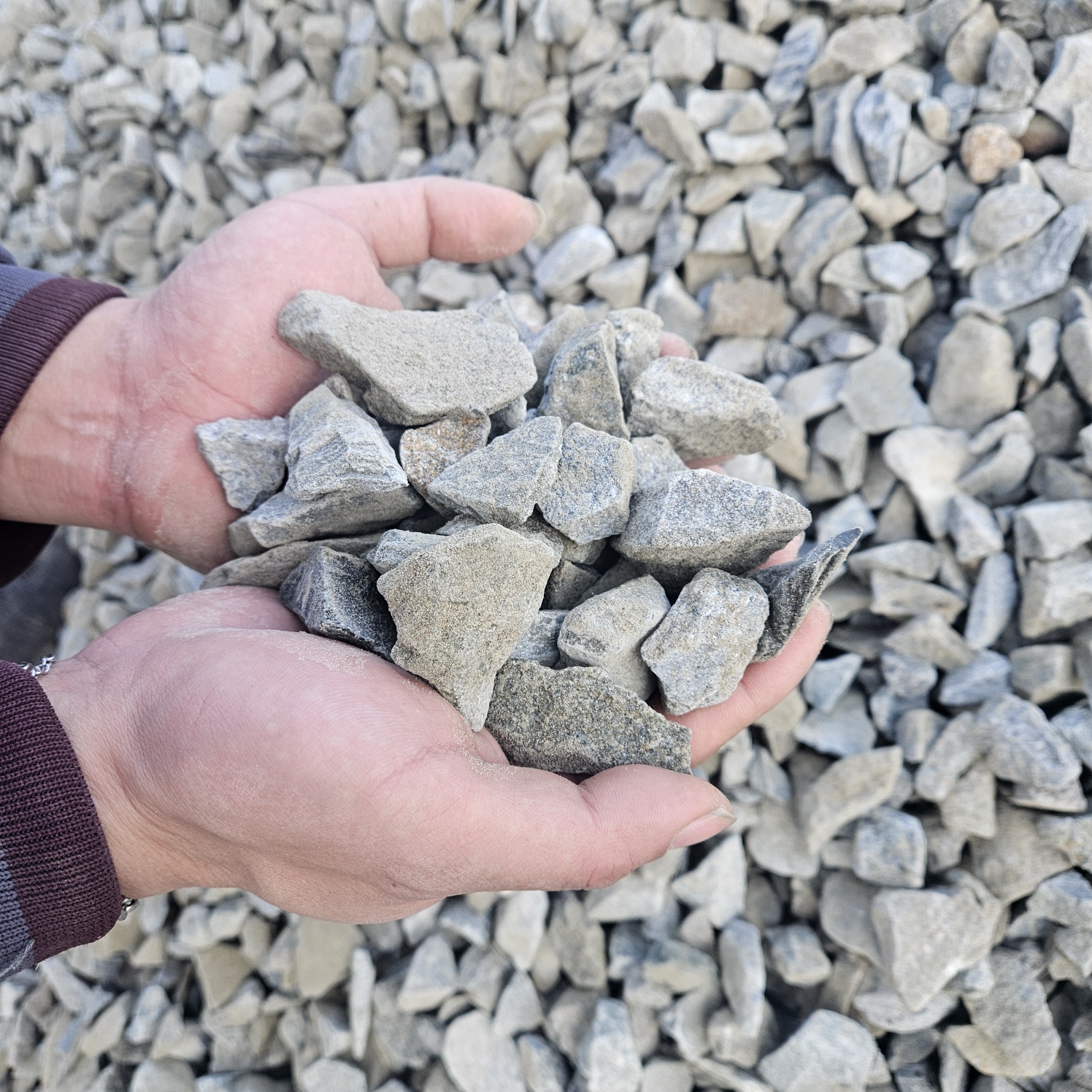 WITH블럭 주차장 마당 파쇄 자갈 25 ~ 45mm, 25kg, 1개 9,000원