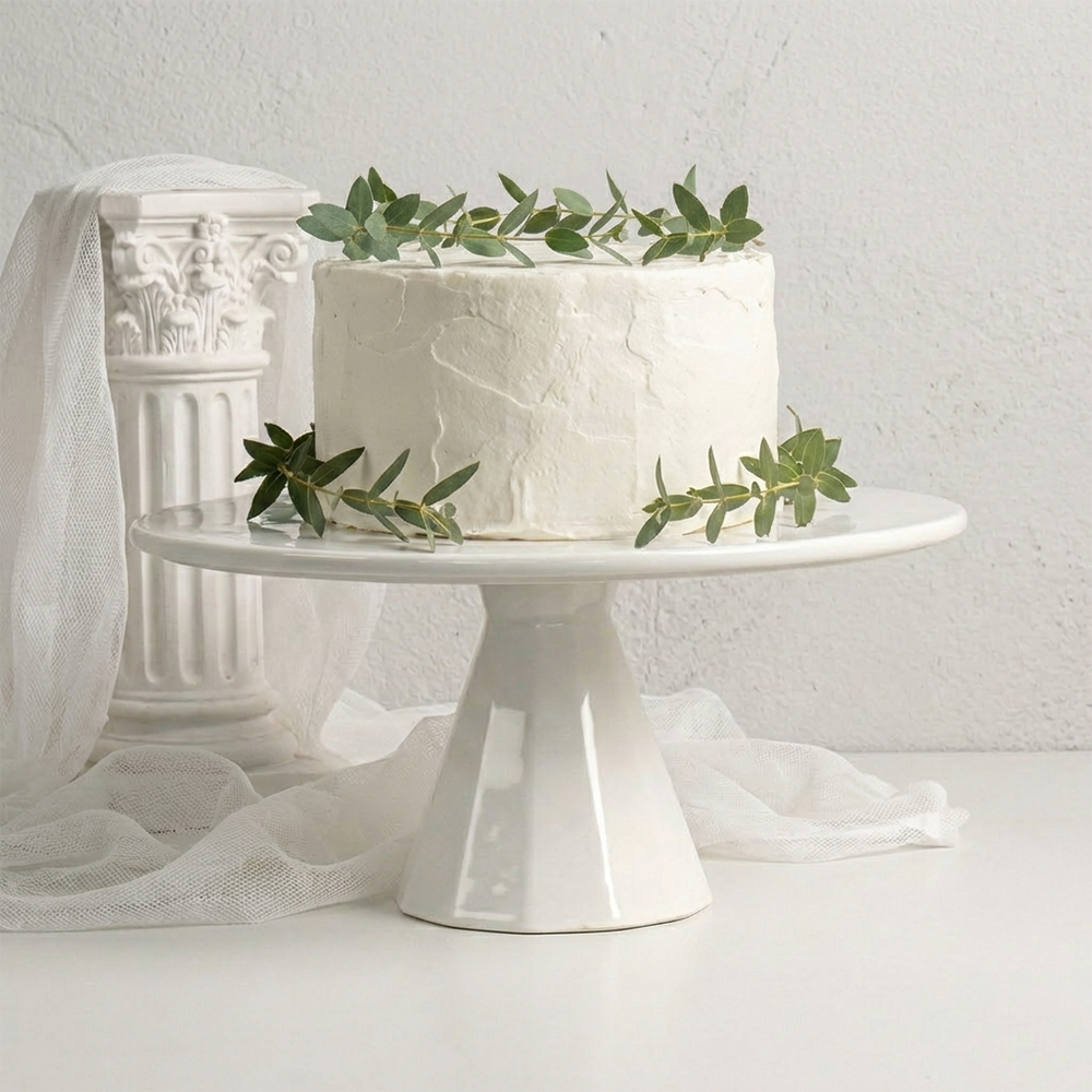 로얄보덴 아우라 케이크 스탠드 중, 화이트, 1개 26,900원