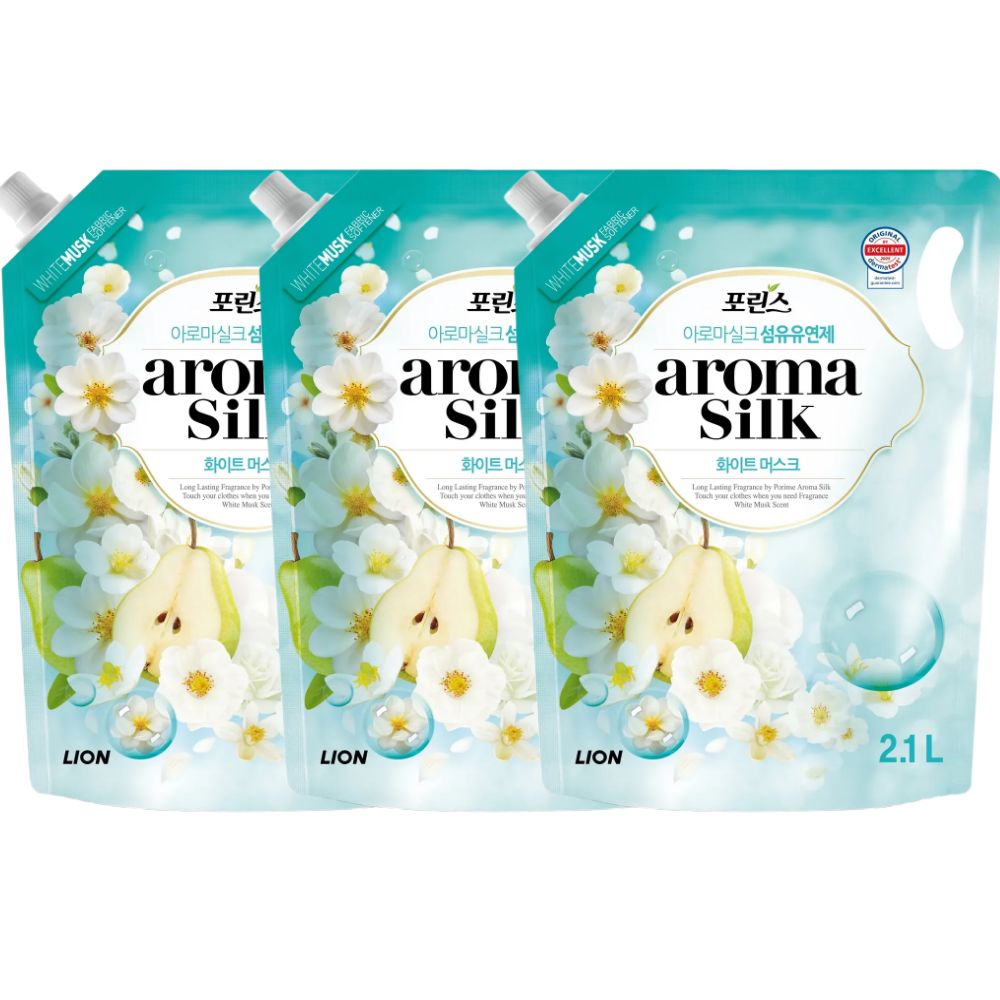 포린스 아로마실크 화이트머스크, 3개, 2.1L 13,320원
