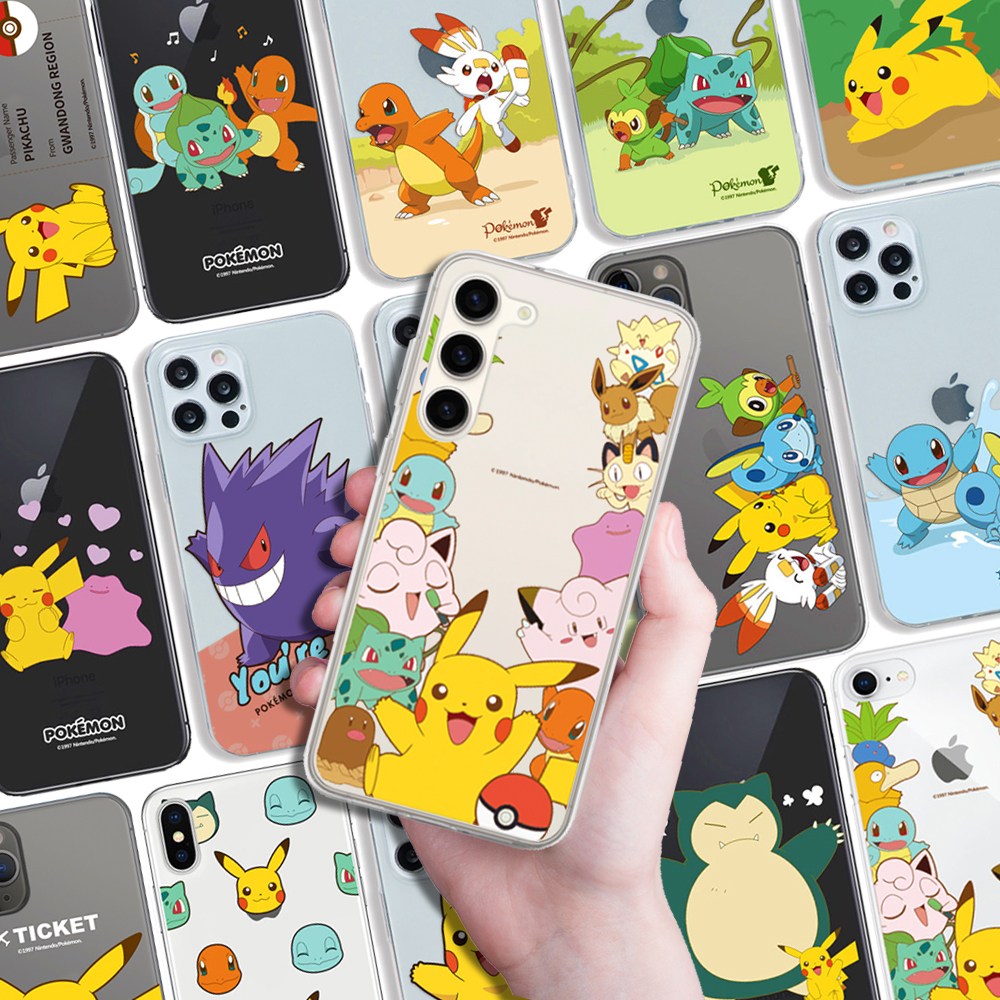 포켓몬스터 포켓몬 캐릭터 투명 젤리 케이스 13,900원