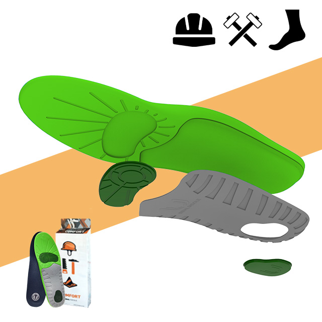 [비발인솔,본사직영] 작업화 안전화용 기능성깔창/관절보호 아치 기능성 안전화 깔창 50,000원