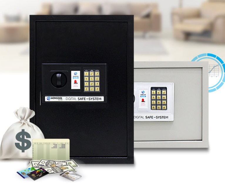 가정용 호텔용 미니 안전금고 디지털 잠금장치 충격감지 경보음 지문인식 보안금고 52,300원
