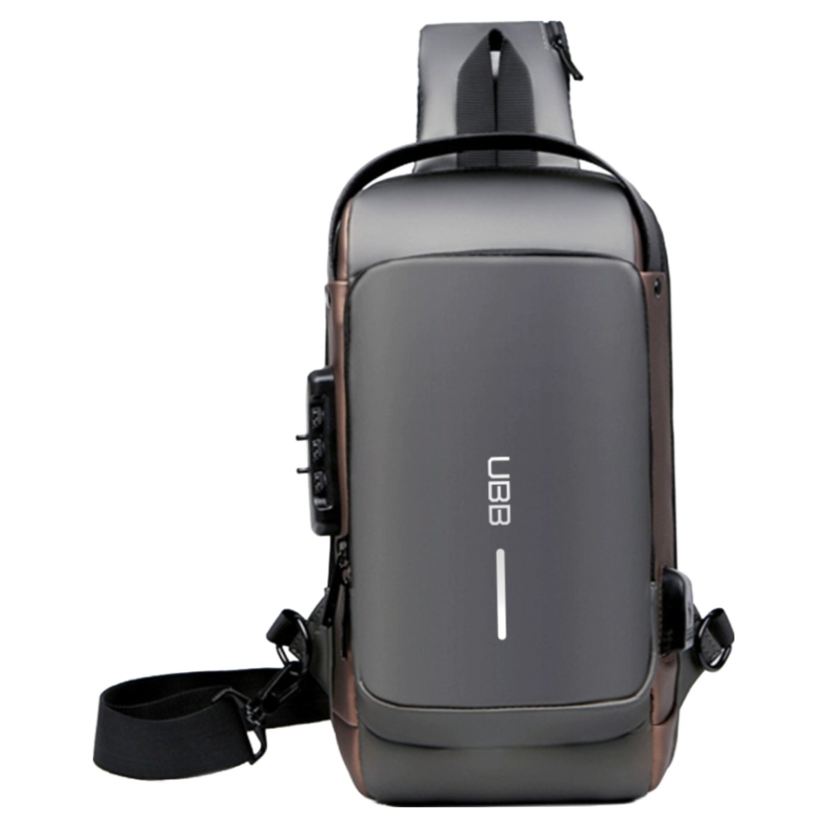 UBB 세이프팩 스마트 크로스 슬링백 여행용 도난방지 잠금장치 방수 C타입 충전 17,800원