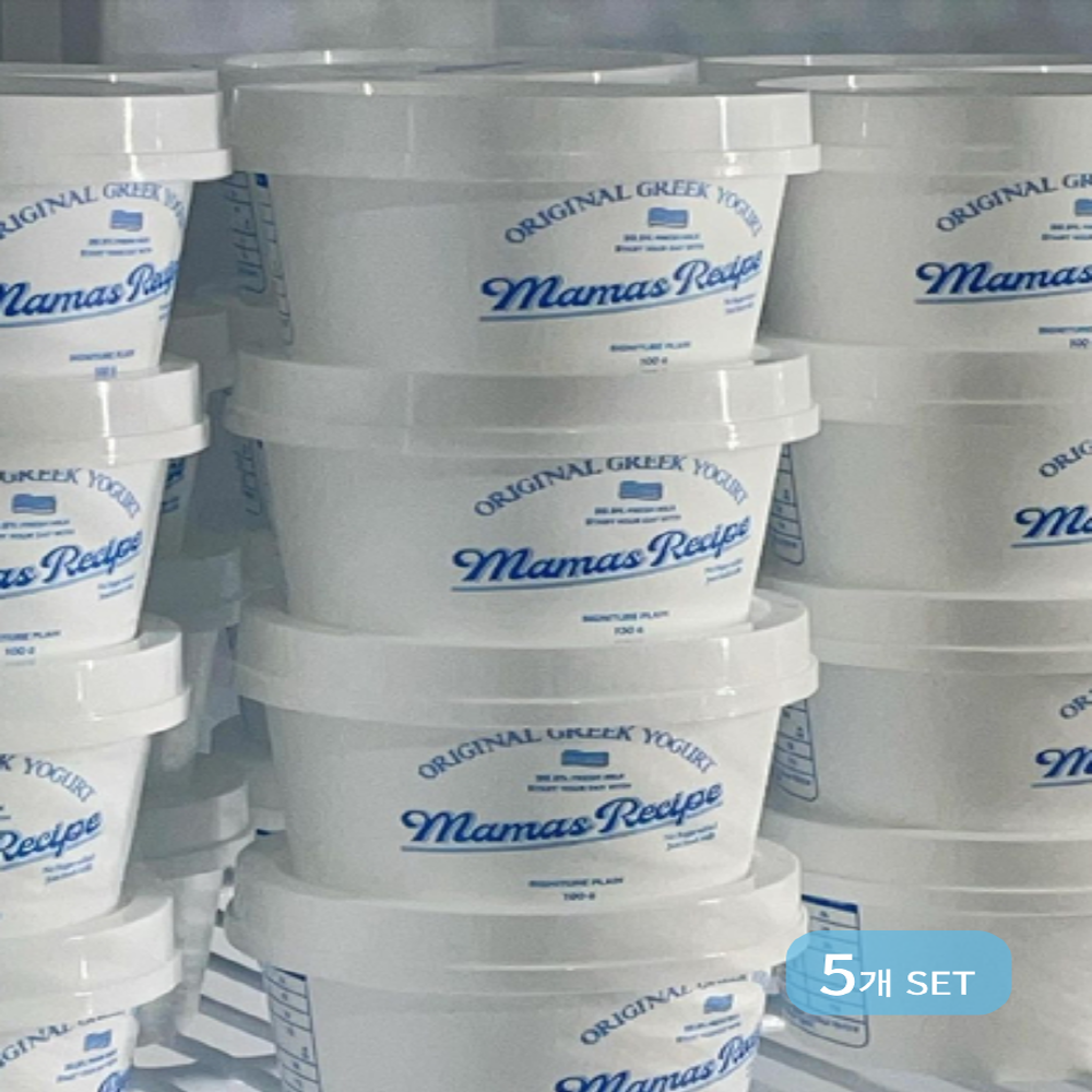 마마스레시피 그릭요거트 플레인 그래놀라 5개 혼합세트 28,900원