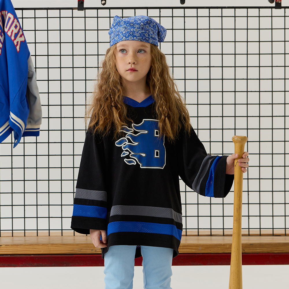 올리반 아동용 더블비 오버핏 럭비 티셔츠 14,900원