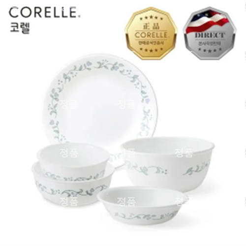 코렐 컨트리커트지 1인 5P 코리안 세트 73,000원