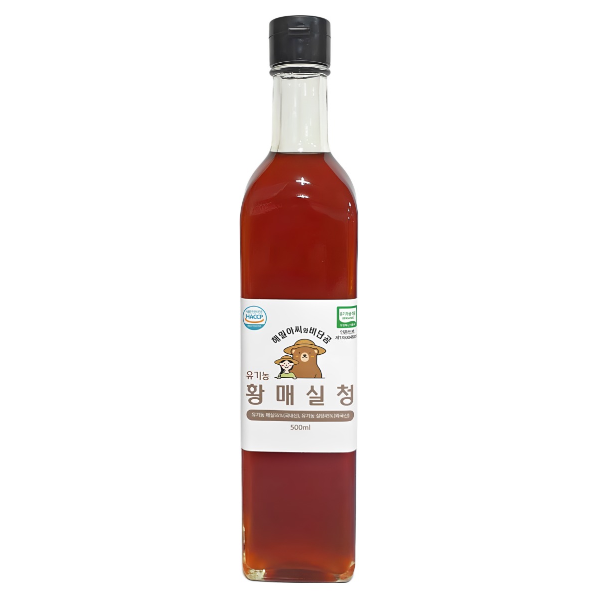 하동 프리미엄 황 매실액 매실청 매실원액 3년숙성 500ml 매실엑기스, 500ml, 1개 23,300원