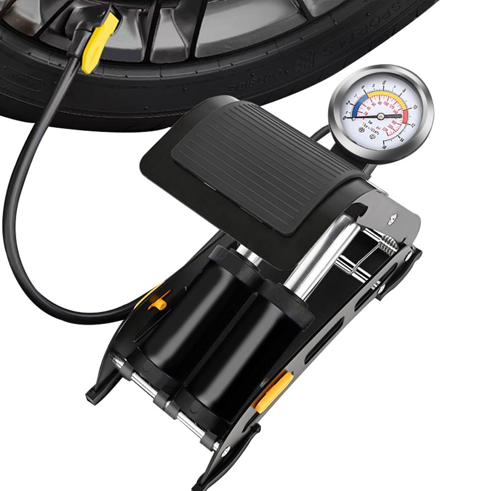 호밍사이 고압 풋 펌프 자전거바람주입기 자전거 발 펌핑 에어 펌프  자동차 농구 공기주입기 16,130원