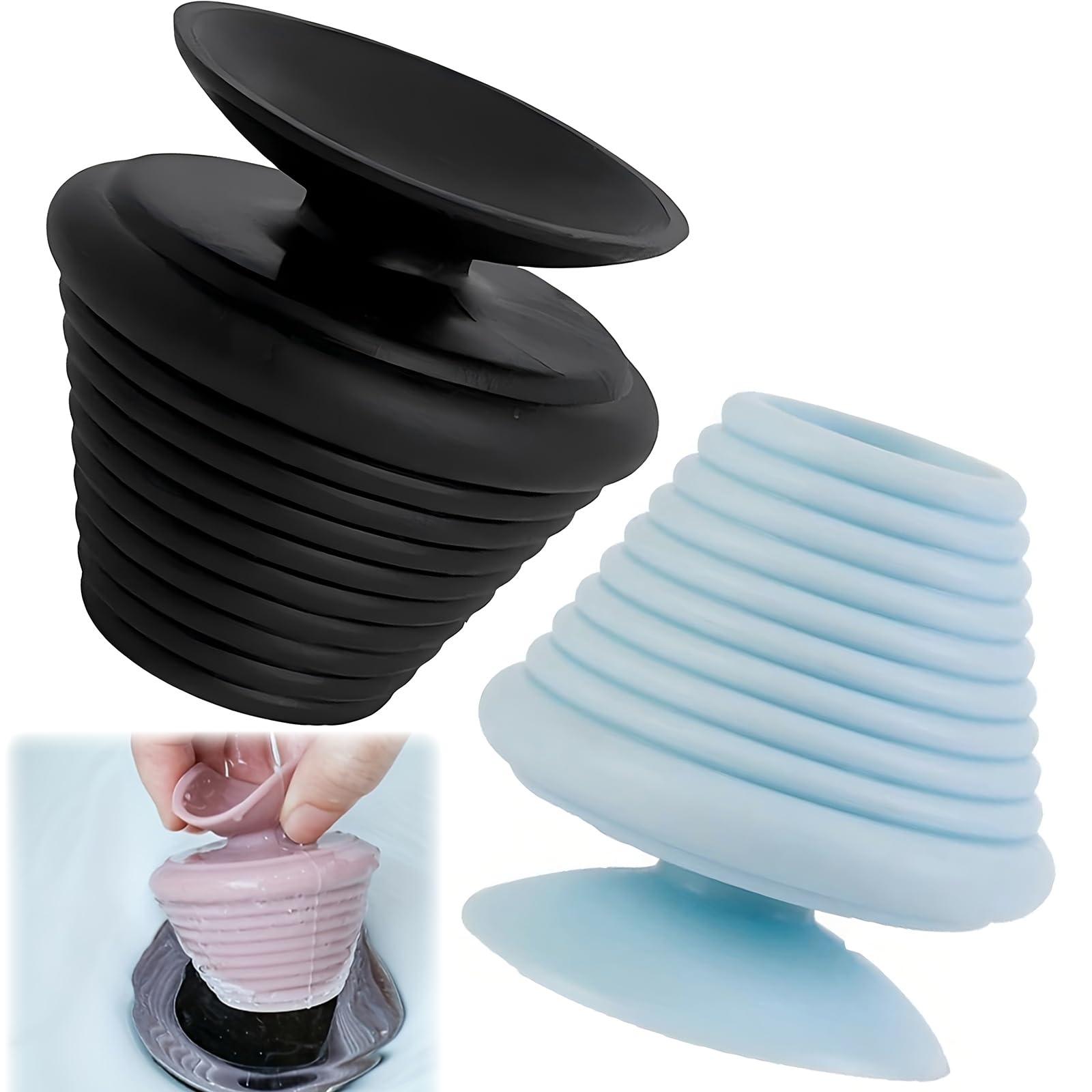 [루이] 세면대 배수구 고무마개 세트 (욕실 싱크대 오버플로우 캡), 2개 12,900원