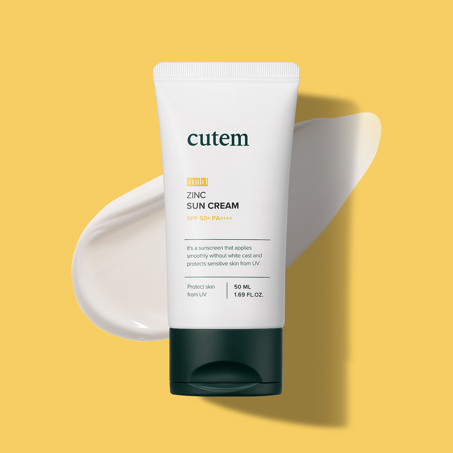 큐템 마일드 징크 선크림 30,000원