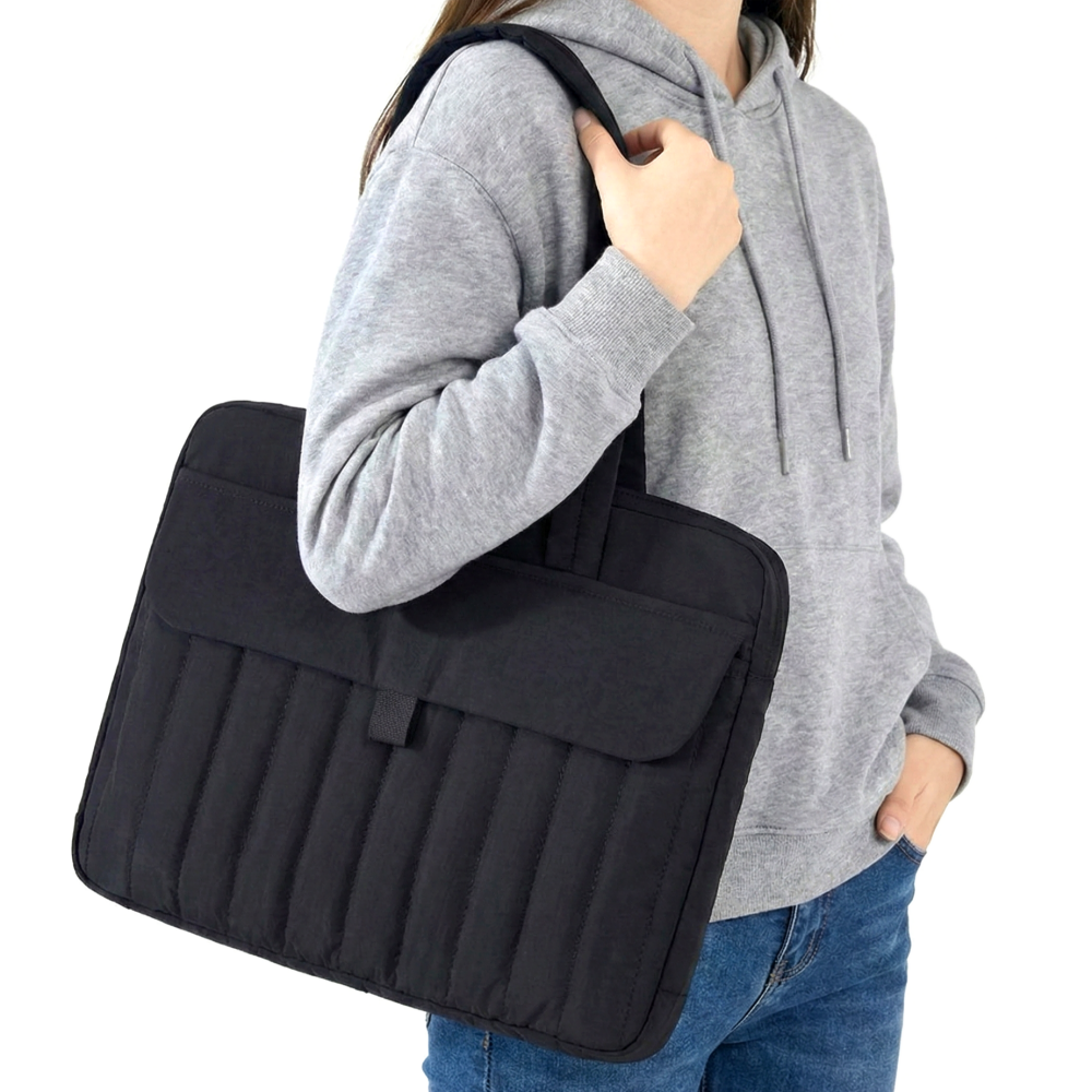 데이벤처 투웨이 심플 노트북 가방 숄더백, 1개, 다크블랙 26,000원