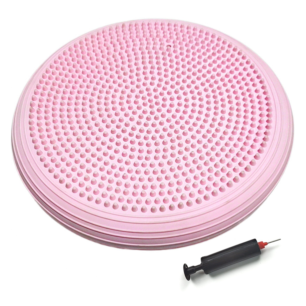 코히모 홈트 코어 운동 스트레칭 에어 밸럴스 쿠션 볼 4W322 + 에어펌프 세트, 1세트, 핑크 12,000원