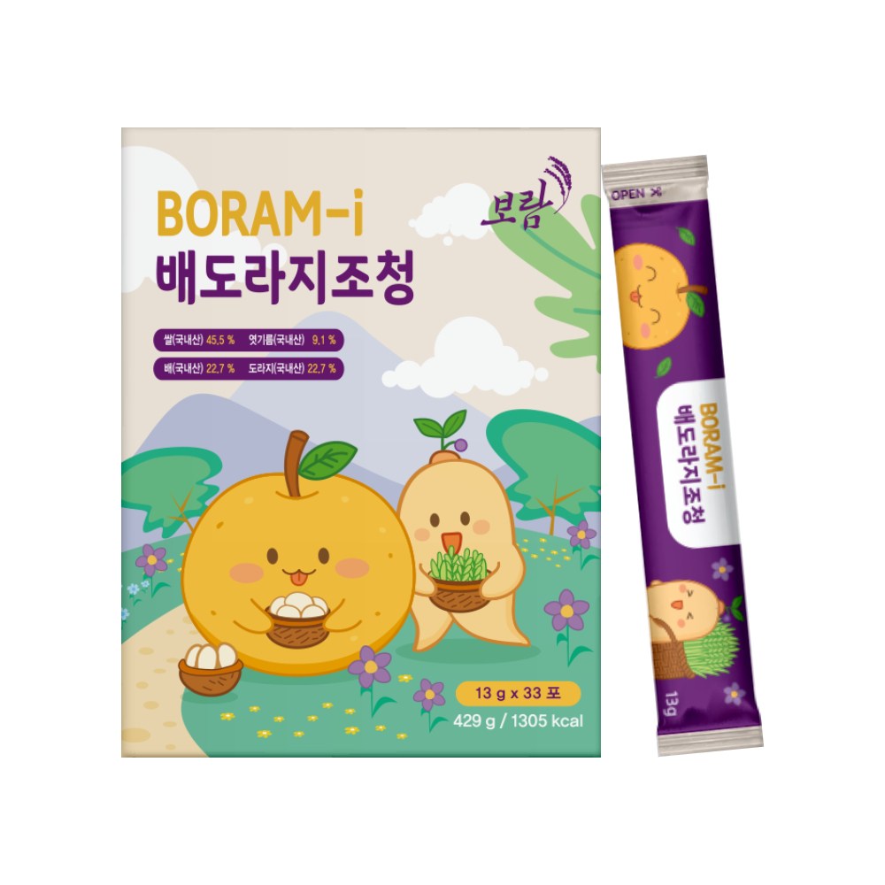 영월 전통 아이 수제 배 도라지청 조청 스틱, 33개, 13g 39,800원